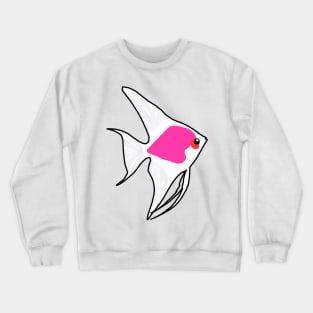 Pink Angelfish Crewneck Sweatshirt